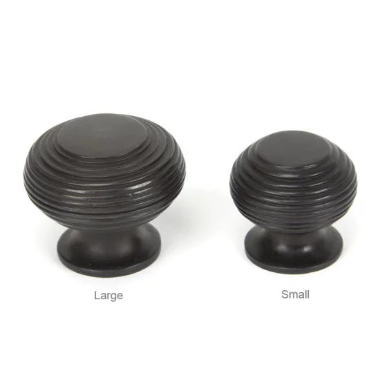 Aged Bronze Beehive Cabinet Knob