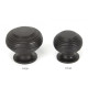 Aged Bronze Beehive Cabinet Knob
