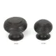 Aged Bronze Beehive Cabinet Knob