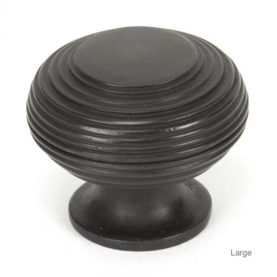 Aged Bronze Beehive Cabinet Knob