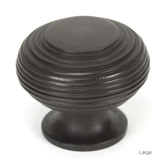 Aged Bronze Beehive Cabinet Knob