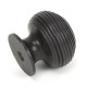 Aged Bronze Beehive Cabinet Knob