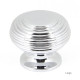 Polished Chrome Beehive Cabinet Knob