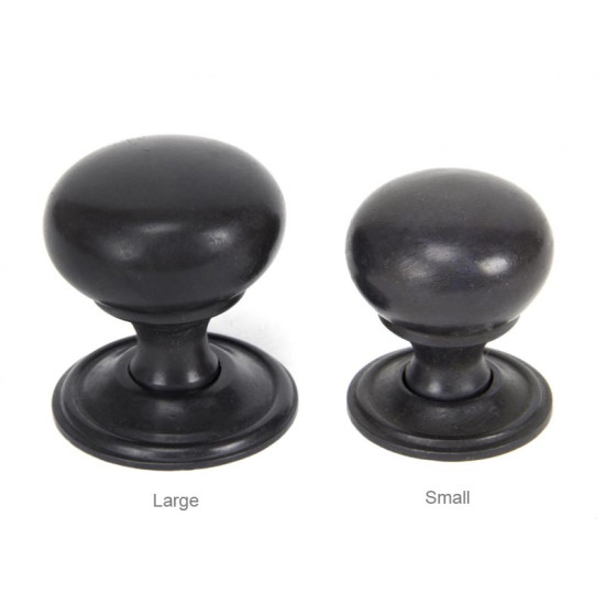 Aged Bronze Mushroom Cabinet Knob