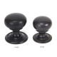 Aged Bronze Mushroom Cabinet Knob
