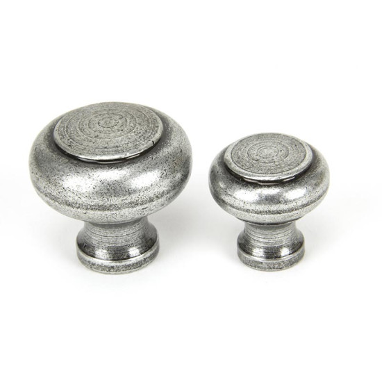 Blacksmith Pewter Patina Regency Cupboard Knob