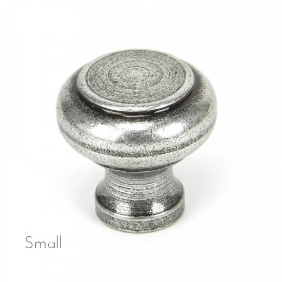 Blacksmith Pewter Patina Regency Cupboard Knob