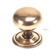 Polished Bronze Mushroom Cabinet Knob