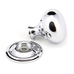 Polished Chrome Mushroom Cabinet Knob