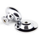 Polished Chrome Oval Cabinet Knob