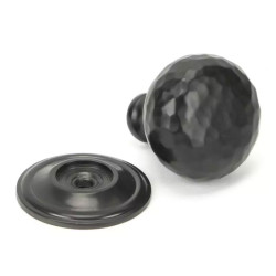 Aged Bronze Hammered Mushroom Cabinet Knob
