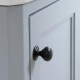 Aged Bronze Hammered Mushroom Cabinet Knob