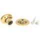 Aged Brass Oval Cabinet Knob