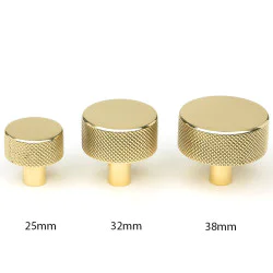 Polished Brass Brompton Cabinet Knob