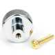 Polished Chrome Brompton Cabinet Knob