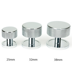 Polished Chrome Brompton Cabinet Knob