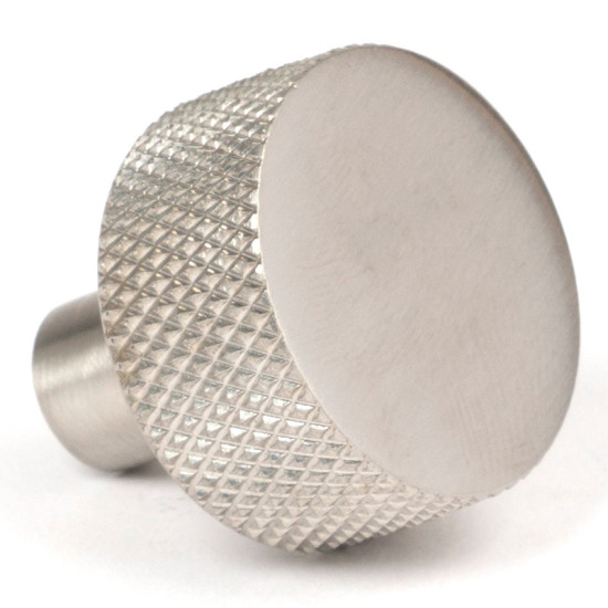 Satin Stainless Steel Brompton Cabinet Knob
