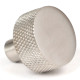 Satin Stainless Steel Brompton Cabinet Knob