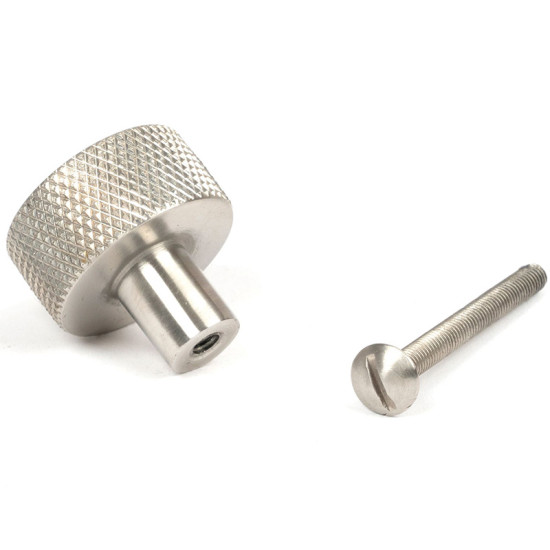 Satin Stainless Steel Brompton Cabinet Knob