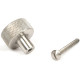 Satin Stainless Steel Brompton Cabinet Knob