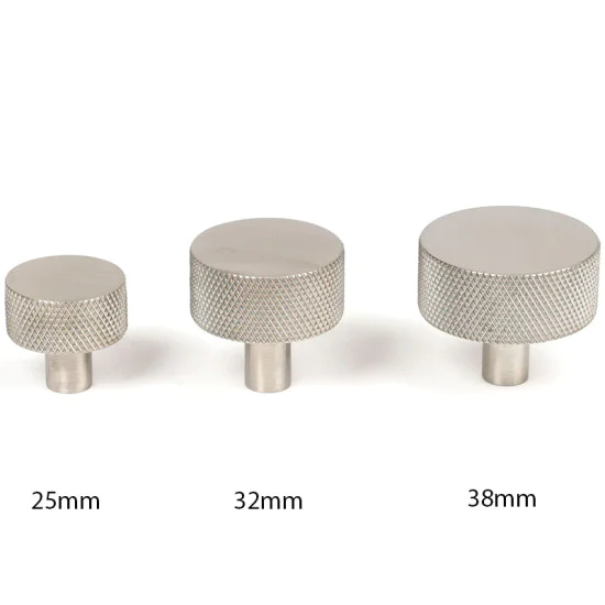 Satin Stainless Steel Brompton Cabinet Knob