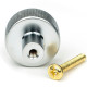 Satin Chrome Brompton Cabinet Knob