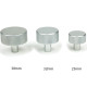 Satin Chrome Brompton Cabinet Knob