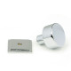 Polished Chrome Kelso Cabinet Knob on Square Rose