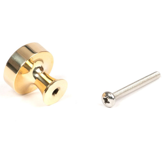 Polished Brass Scully Cabinet Knob