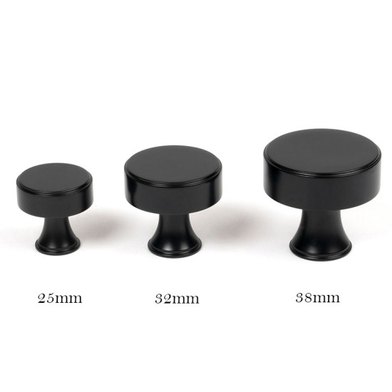 Matt Black Scully Cabinet Knob