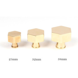 Polished Brass Kahlo Cabinet Knob