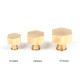 Aged Brass Kahlo Cabinet Knob