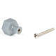Satin Chrome Kahlo Cabinet Knob