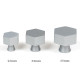 Satin Chrome Kahlo Cabinet Knob