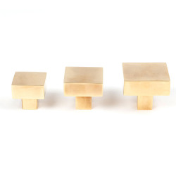 Aged Brass Albers Cabinet Knob