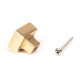 Aged Brass Albers Cabinet Knob