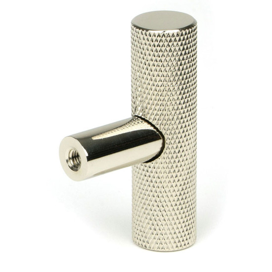 Polished Nickel Brompton T Bar Cabinet Knob