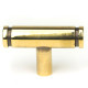 Aged Brass Kelso T Bar Cabinet Knob