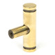 Aged Brass Kelso T Bar Cabinet Knob