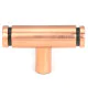 Polished Bronze Kelso T Bar Cabinet Knob