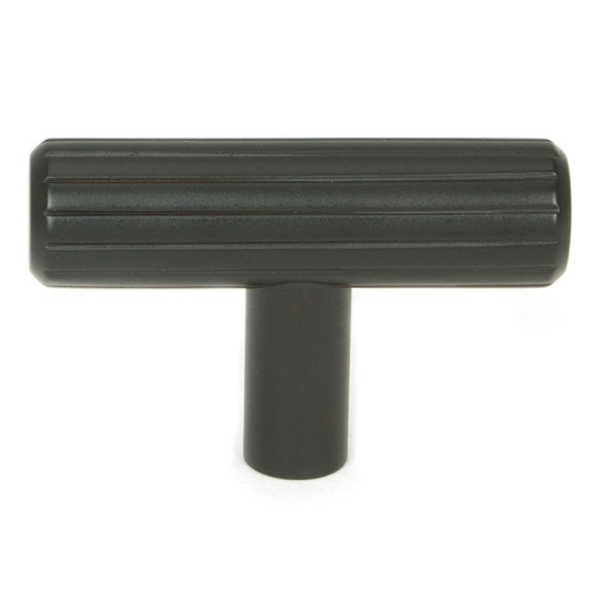 Aged Bronze Judd T Bar Cabinet Knob