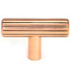 Polished Bronze Judd T Bar Cabinet Knob