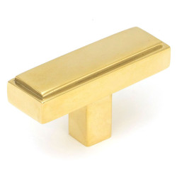 Polished Brass Scully T Bar Cabinet Knob