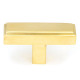 Polished Brass Scully T Bar Cabinet Knob