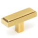 Aged Brass Scully T Bar Cabinet Knob