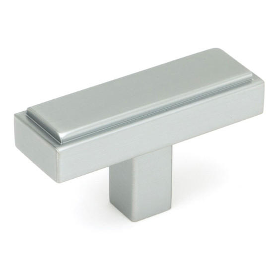 Satin Chrome Scully T Bar Cabinet Knob