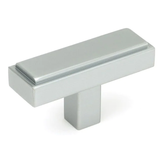 Satin Chrome Scully T Bar Cabinet Knob