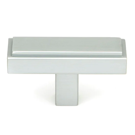 Satin Chrome Scully T Bar Cabinet Knob