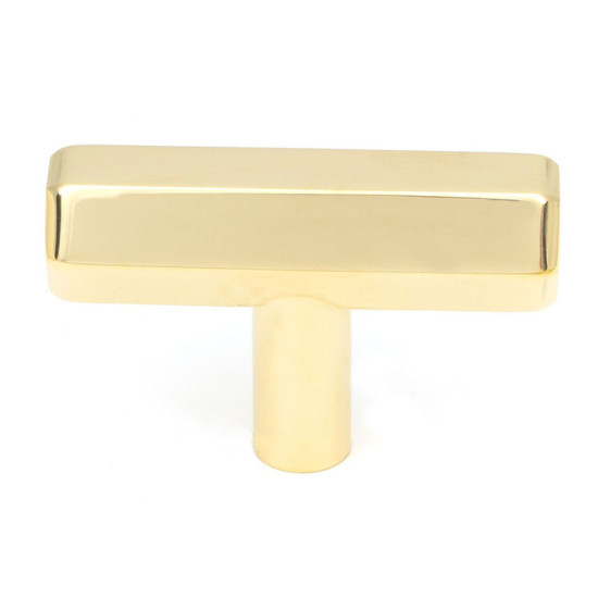 Polished Brass Kahlo T Bar Cabinet Knob