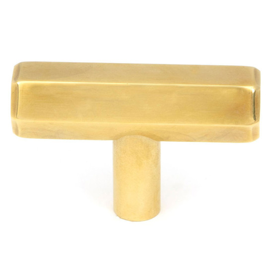 Aged Brass Kahlo T Bar Cabinet Knob